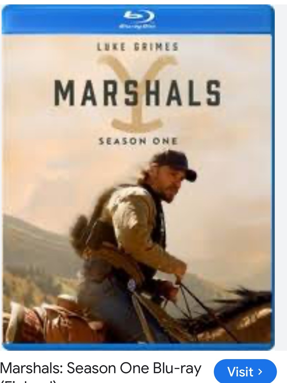 #2757**Marshalls Season One Blu-ray - Beige & Brown Cover